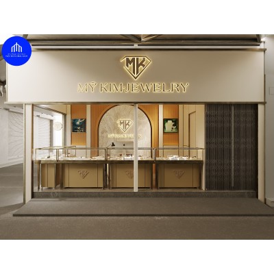 Thiết kế tiệm vàng Mỹ Kim Jewelry của Anh Hơn tại Cà Mau